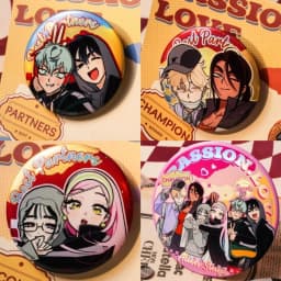Anime Alien Stage Brooches Ivan Till Mizi Sua Luka Hyuna Cosplay Anime 3rd Anniversary Badge Emblem Anime Christmas Gifts