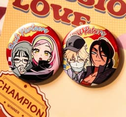 Anime Alien Stage Brooches Ivan Till Mizi Sua Luka Hyuna Cosplay Anime 3rd Anniversary Badge Emblem Anime Christmas Gifts