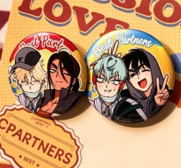 Anime Alien Stage Brooches Ivan Till Mizi Sua Luka Hyuna Cosplay Anime 3rd Anniversary Badge Emblem Anime Christmas Gifts