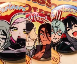 Anime Alien Stage Brooches Ivan Till Mizi Sua Luka Hyuna Cosplay Anime 3rd Anniversary Badge Emblem Anime Christmas Gifts