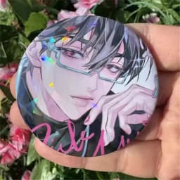 Anime Alien Stage Brooches Ivan Till Mizi Sua Luka Hyuna Cosplay Anime 3rd Anniversary Badge Emblem Anime Christmas Gifts