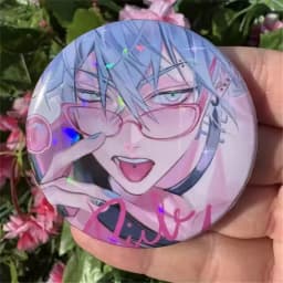 Anime Alien Stage Brooches Ivan Till Mizi Sua Luka Hyuna Cosplay Anime 3rd Anniversary Badge Emblem Anime Christmas Gifts