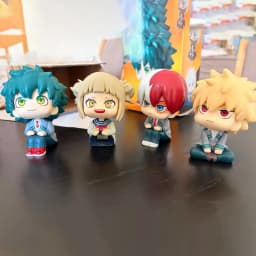 In Stock New Anime My Hero Academia Midoriya Izuku Bakugou Katsuki Ochaco Uraraka Anime Figure Toys for Kids Christmas Gift