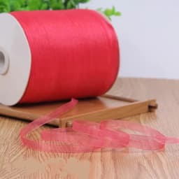 White Width 6mm 10 Meters Long Organza Ribbon Party Home Wedding Decoration Gift Wrapping Christmas Scrapbooking Craft Ribbon