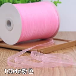 White Width 6mm 10 Meters Long Organza Ribbon Party Home Wedding Decoration Gift Wrapping Christmas Scrapbooking Craft Ribbon