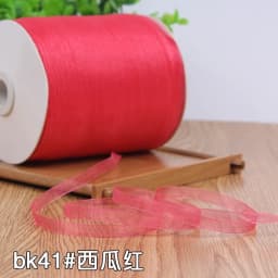 White Width 6mm 10 Meters Long Organza Ribbon Party Home Wedding Decoration Gift Wrapping Christmas Scrapbooking Craft Ribbon