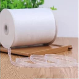 White Width 6mm 10 Meters Long Organza Ribbon Party Home Wedding Decoration Gift Wrapping Christmas Scrapbooking Craft Ribbon