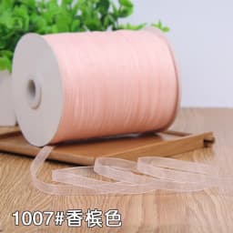 White Width 6mm 10 Meters Long Organza Ribbon Party Home Wedding Decoration Gift Wrapping Christmas Scrapbooking Craft Ribbon