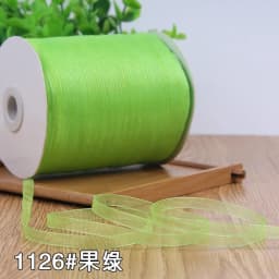White Width 6mm 10 Meters Long Organza Ribbon Party Home Wedding Decoration Gift Wrapping Christmas Scrapbooking Craft Ribbon
