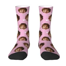 Novelty Custom Face Socks DIY Personalized Photo Custom Socks Crazy Funny Men's Socks Christmas Party Birthday Anniversary Gift