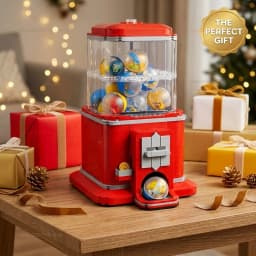 2026 New 1343PCS Gacha Vending Machine Building Blocks Arcade Game Toy Bricks Collectible Gift for Kid Adults Christmas Birthday