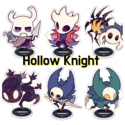 Hollow Knight: Hornet & Lace Acrylic Stand 10cm Silksong Decor for Desk - Perfect Christmas Gift for Gamers key chain