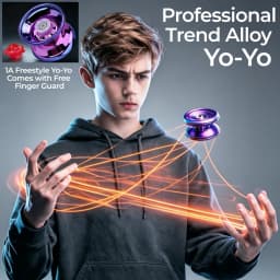 Children's yo-yo toy for beginners made of metal. Halloween and Christmas gift