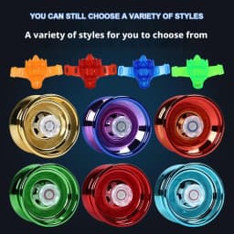 Children's yo-yo toy for beginners made of metal. Halloween and Christmas gift