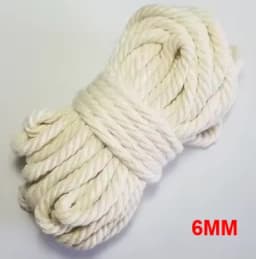 10Meters Macrame Cord Rope String Natural Cotton Macrame Twisted Twine Braided Crafts Handwork DIY Home Textile Christmas