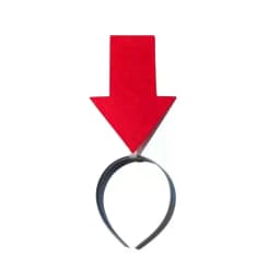 Unique Arrow Light Headband Funny Question Mark Hair Band Christmas Favors Girl Headgear Holiday Hair Hoop Costume Headpiece