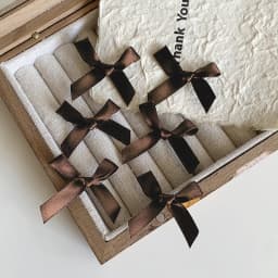 50pcs Black Pink Ribbon Bows Small Christmas Bows Ribbon Bow Flower Craft Decor Birthday Wedding Xmas Packing Gift Decorations