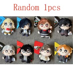 *10CM Anime Yuuki Makoto Aegis Shiomi Kotone Gorou Akechi Joker Shiomi Kotone Cosplay Anime Plushie Pendant Kids Christmas Gifts