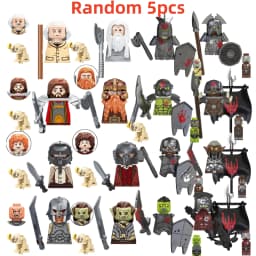 Blind Box TV6410 Mini Action Figure Toys Orcs Dwarf Elves Rohan knight Army Wars Building Blocks Accessories Christmas Gifts