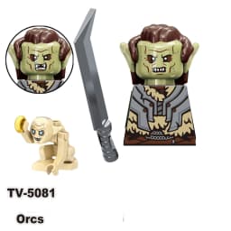 Blind Box TV6410 Mini Action Figure Toys Orcs Dwarf Elves Rohan knight Army Wars Building Blocks Accessories Christmas Gifts