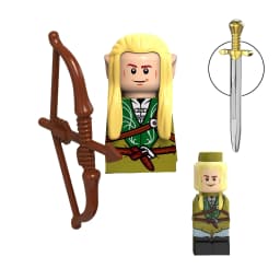Blind Box TV6410 Mini Action Figure Toys Orcs Dwarf Elves Rohan knight Army Wars Building Blocks Accessories Christmas Gifts