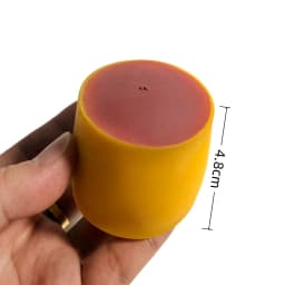 Crispy Sound Caramel Pudding Crunchy Toy Squeeze Ball Stress Relieving Toy for Halloween Christmas Gift