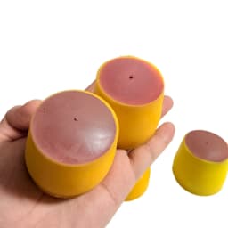Crispy Sound Caramel Pudding Crunchy Toy Squeeze Ball Stress Relieving Toy for Halloween Christmas Gift