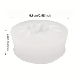 Lotus Flower Silicone Mold,For Resin Crafting - Suitable for Candles、DIY Crafts、Valentine's Day、Mother's Day、Christmas Decoratio