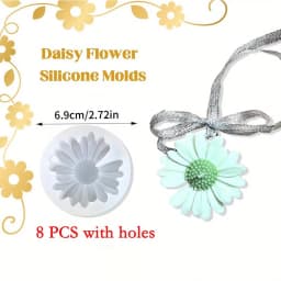 Lotus Flower Silicone Mold,For Resin Crafting - Suitable for Candles、DIY Crafts、Valentine's Day、Mother's Day、Christmas Decoratio