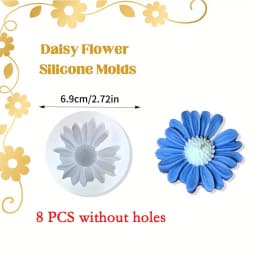 Lotus Flower Silicone Mold,For Resin Crafting - Suitable for Candles、DIY Crafts、Valentine's Day、Mother's Day、Christmas Decoratio