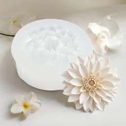 Lotus Flower Silicone Mold,For Resin Crafting - Suitable for Candles、DIY Crafts、Valentine's Day、Mother's Day、Christmas Decoratio