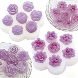 Lotus Flower Silicone Mold,For Resin Crafting - Suitable for Candles、DIY Crafts、Valentine's Day、Mother's Day、Christmas Decoratio