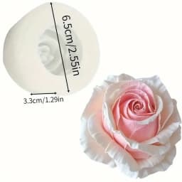 Lotus Flower Silicone Mold,For Resin Crafting - Suitable for Candles、DIY Crafts、Valentine's Day、Mother's Day、Christmas Decoratio