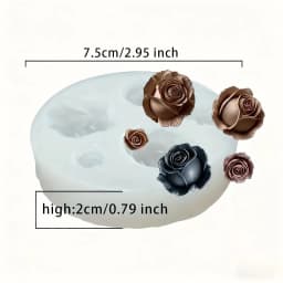 Lotus Flower Silicone Mold,For Resin Crafting - Suitable for Candles、DIY Crafts、Valentine's Day、Mother's Day、Christmas Decoratio