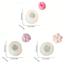 Lotus Flower Silicone Mold,For Resin Crafting - Suitable for Candles、DIY Crafts、Valentine's Day、Mother's Day、Christmas Decoratio