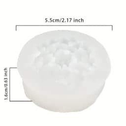 Lotus Flower Silicone Mold,For Resin Crafting - Suitable for Candles、DIY Crafts、Valentine's Day、Mother's Day、Christmas Decoratio