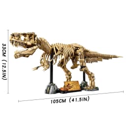 3145 Pieces Room Decoration Dinosaur Architecture Building Block Set Construction Model Brick Adults Birthday Christmas Gifts
