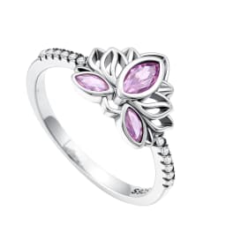 Hot Sale 925 Sterling Silver Snoopy Christmas Paw Print Stars Moon Flower Ring Rings Fashion Trinkets Jewelry For Women