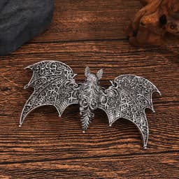 Viking Retro Long Hair Bat Hairpin, Personalized Fashion Trend Hairpin, Norwegian Style Women's Versatile Accessory, Party Accessory, Christmas, Mother's Day, Valentine's Day, Birthday Gift