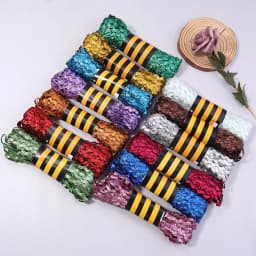 15yards/Lot 5mm Zig Zag Ribbons Polyester Ribbon DIY Handmade Material For Wedding Party Christmas Decor Bow Ribbon