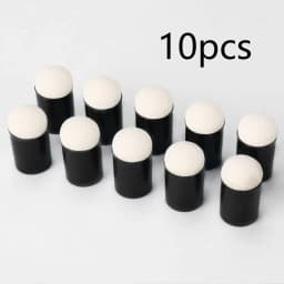 10/20Pcs Black Petal Face Painting Sponges or Thumb Covers, High Density Foam for Halloween Christmas Body Art Makeup Supplies