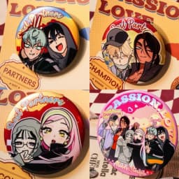 Anime Alien Stage Brooches Ivan Till Mizi Sua Luka Hyuna Cosplay Anime 3rd Anniversary Badge Emblem Anime Christmas Gift