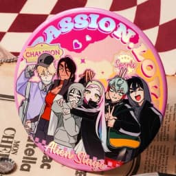 Anime Alien Stage Brooches Ivan Till Mizi Sua Luka Hyuna Cosplay Anime 3rd Anniversary Badge Emblem Anime Christmas Gift
