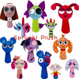 *New Sprunki Plush Toys Game Plush Sprunki Plush Doll Sprunki Game Cartoon Kid Birthday Gifts Stuffed Dolls Christmas Gift