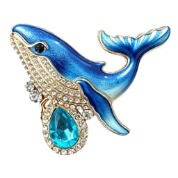 Christmas Wreath, Whale, Reindeer, Pumpkin, and Bear-Themed Brooches for Men and Women—Holiday Party Outfit Accessories