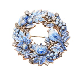 Christmas Wreath, Whale, Reindeer, Pumpkin, and Bear-Themed Brooches for Men and Women—Holiday Party Outfit Accessories