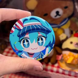 H-Hatsune Miku Cartoon Star Badges, Brooches, Pins, Tin Props, Christmas Gifts, Birthday Gifts