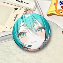 H-Hatsune Miku Cartoon Star Badges, Brooches, Pins, Tin Props, Christmas Gifts, Birthday Gifts