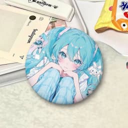 H-Hatsune Miku Cartoon Star Badges, Brooches, Pins, Tin Props, Christmas Gifts, Birthday Gifts