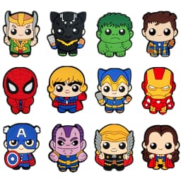 7-100Pcs Hot Toys Cartoon Series Shoe Charms For Slides Clog Sandals Shoes Decorations Accessories For Christmas Birthday Gifts